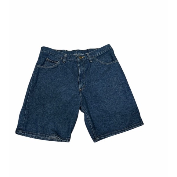 Wrangler Other - Vtg Y2K Wrangler Blue Denim Dadcore Jean Shorts Y2K Workwear Men's Size